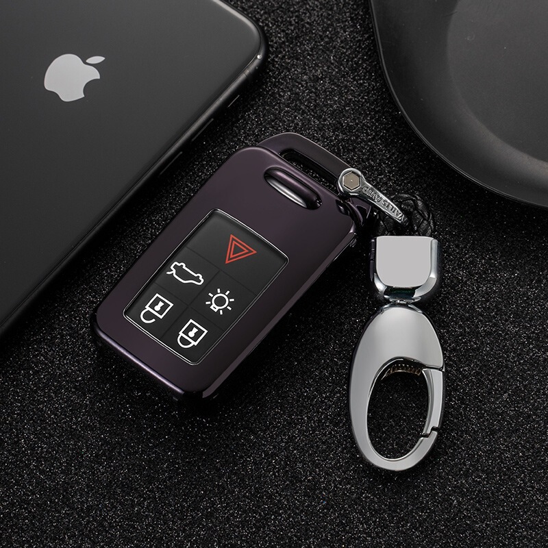 This car key case is suitable for Volvo key shells, made of soft TPU material, and is a smart, unisex, all-inclusive car key cover