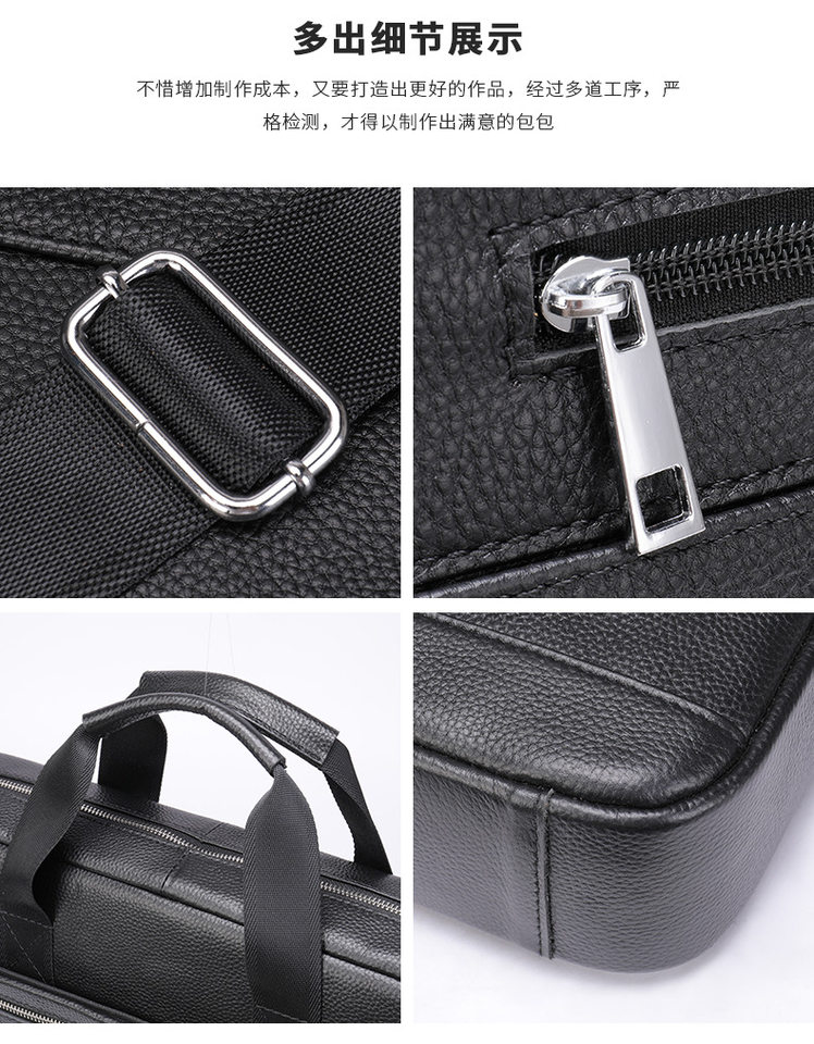 Túi công sở nam da bò thật Marante dáng thanh lịch nhẹ, đựng laptop 15,6 inch — 8824 đỏ cà phê, 8824 cà phê, 8824 màu đen, Cà phê chi tiết 16
