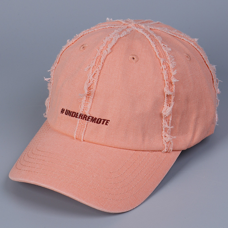 Women's Fringed Burr Cotton Peaked Cap