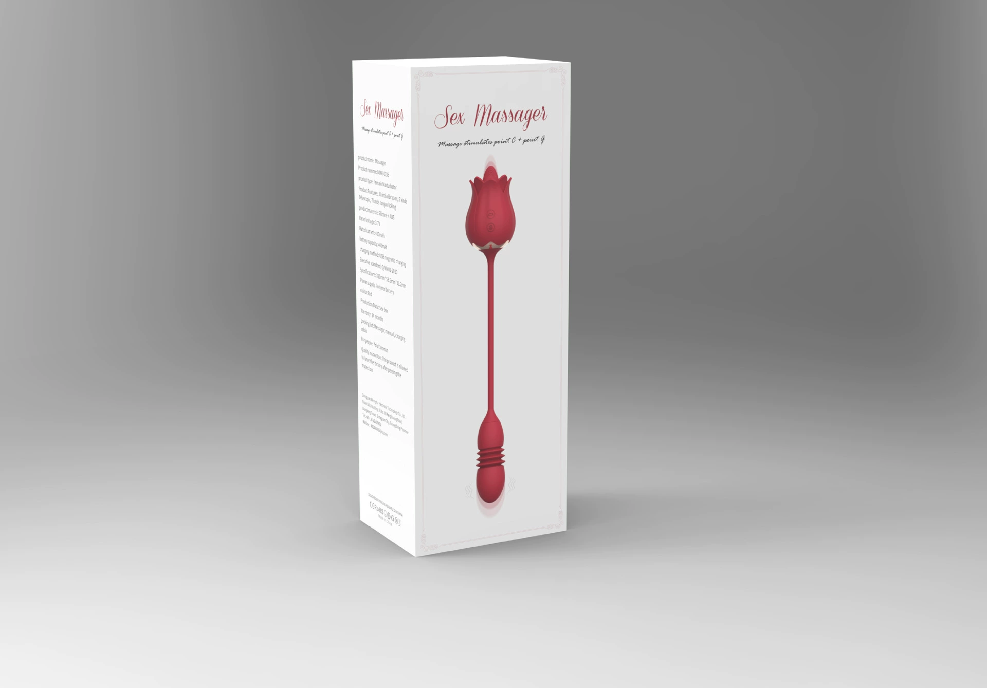 Детский массажёр-стимулятор для взрослых Dream Horse Rose Exploring Flower 2nd Generation Tongue Licking Vibration Polying Egg Boys Massage Licking Stimulator Sex Self -Products
