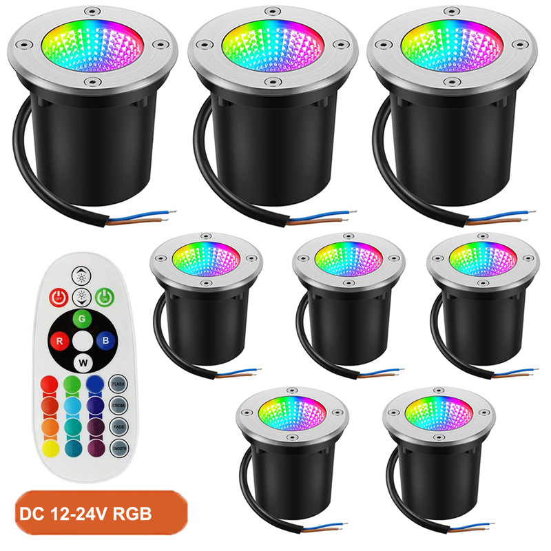 12v 매장 램프 RGB 8 팩