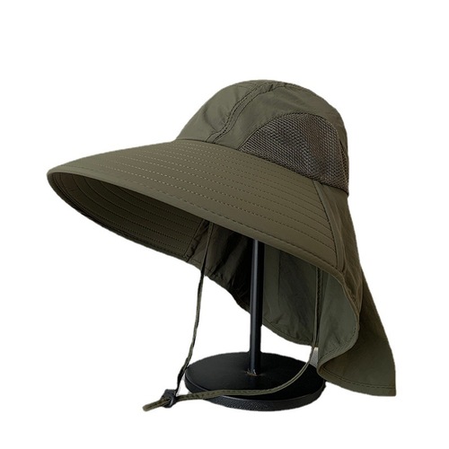 UV Protection Sunglasses Hat for Women Summer Outdoor Hiking Fishing Cap with Wide Brim, Riding Face Shielding and Neck Protection Sun Hat