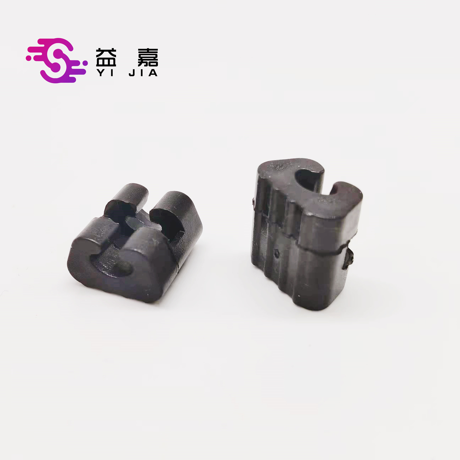 扁线铁架防滑脚 TPR环保脚垫 透明扁线C型脚垫 家具开口防滑脚