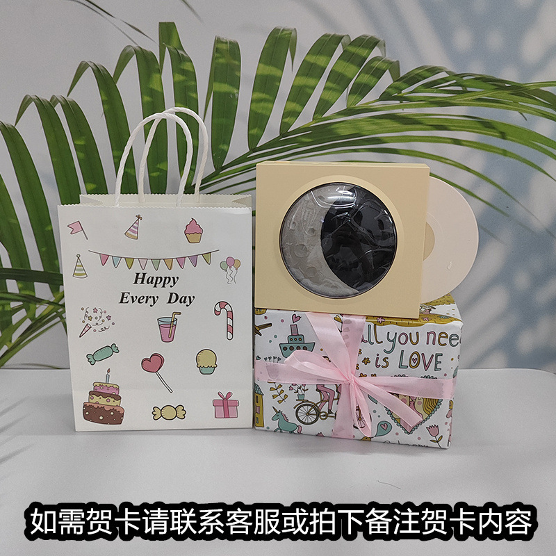 レトロな黒ゴムレコード機bluetoothスピーカーtfカード音楽bluetoothオーディオusb充電月時計星空灯|undefined