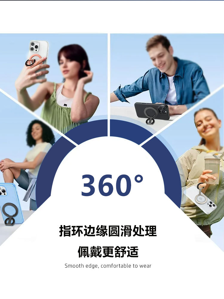 Vòng đỡ nam châm gấp gọn cho điện thoại, kiểu dáng sáng tạo, chống rung — Bộ sao Vòng Hai - Phiên bản Ổn định LRFP-02 Bạc, Bộ sao Vòng Hai - Phiên bản Ổn định LRFP-02 Hồng vàng, Bộ sao Vòng Hai - Phiên bản Ổn định LRFP-02 Xám đậm chi tiết 8