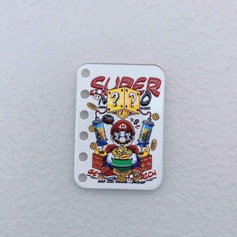 新しいアクリルレリーフ両面アニメシリーズ模造ブックページペンダント DIY ビーズ携帯電話チェーンジュエリーアクセサリー|undefined
