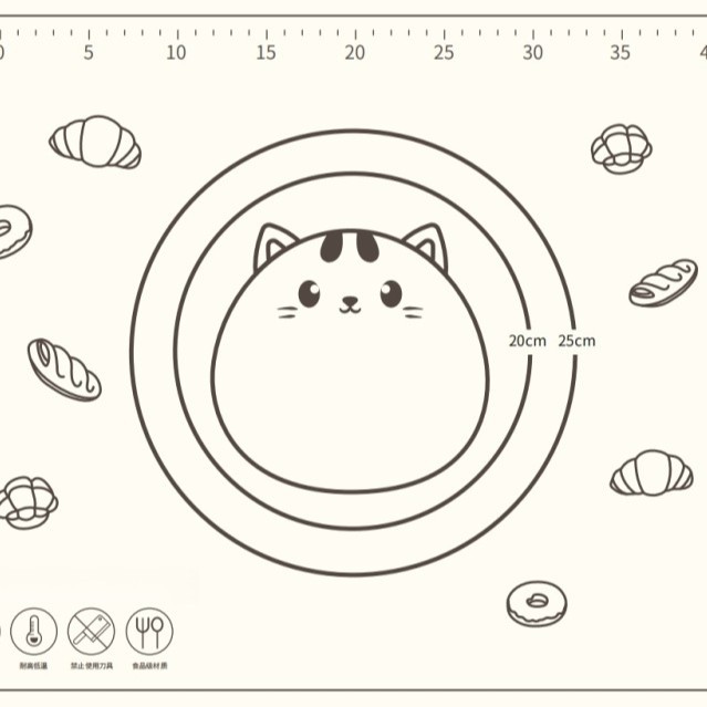 Grado alimenticio para gato gordo, conjunto de tres piezas de palillos y almohadilla de cara de palillos de cara de paneles antideslizantes extra gruesos