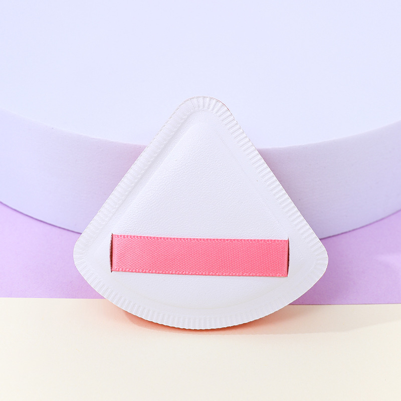 Puff de algodón de azúcar triangular personalizado de fábrica no come polvo súper suave y grueso esponja de maquillaje colchón de aire herramientas de belleza al por mayor