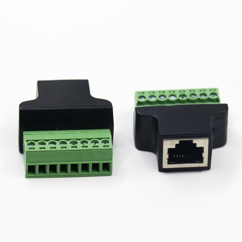メーカーrj45回転8p端子ネットワーク延長器8p 8c水晶ヘッド溶接無料rj45回転8pinネットワーク端子|undefined