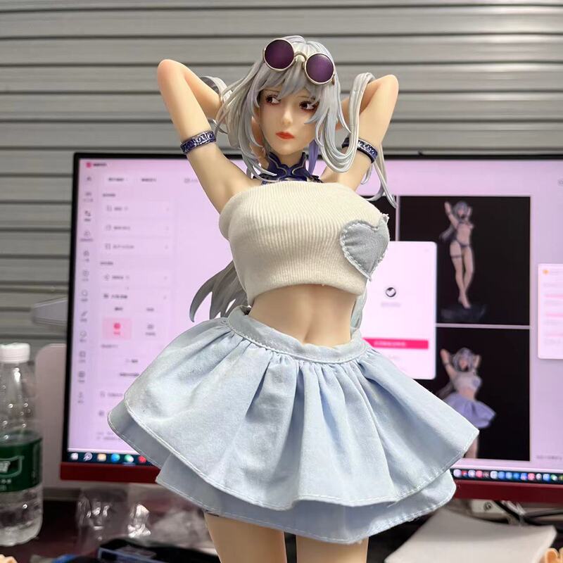 新しい 1/4 水着ミラーフィギュア二次元周辺美少女モデルシャーシデスクトップ装飾品|undefined