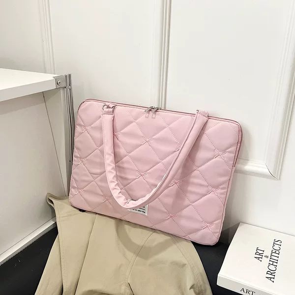 Protective Case for Apple Laptop, iPad 11 Inch Inner Sleeve, Cute Girly Storage Bag, Ins Style 15-Inch Small Square Bag