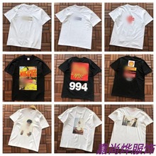 跨境原创美潮Sup字母印花BOX高版本短袖T恤男女宽松街潮一件代发