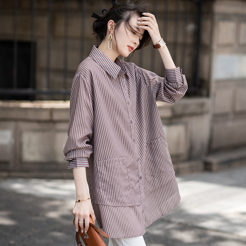  秋  S-4XL 大きいサイズ シャツ/ブラウス