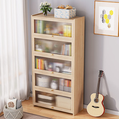 Bookshelf Home Bedroom Living Room Acrylic Bookcase Dustproof Book Cabinet Refined Office Storage Shelf Wholesale