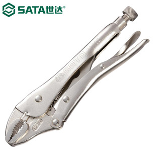 Shida 71103 Powerful Pliers Round Mouth with Blade Plus Force Pliers Manual Pressure Pliers Clamp Fixed Pliers 10inch