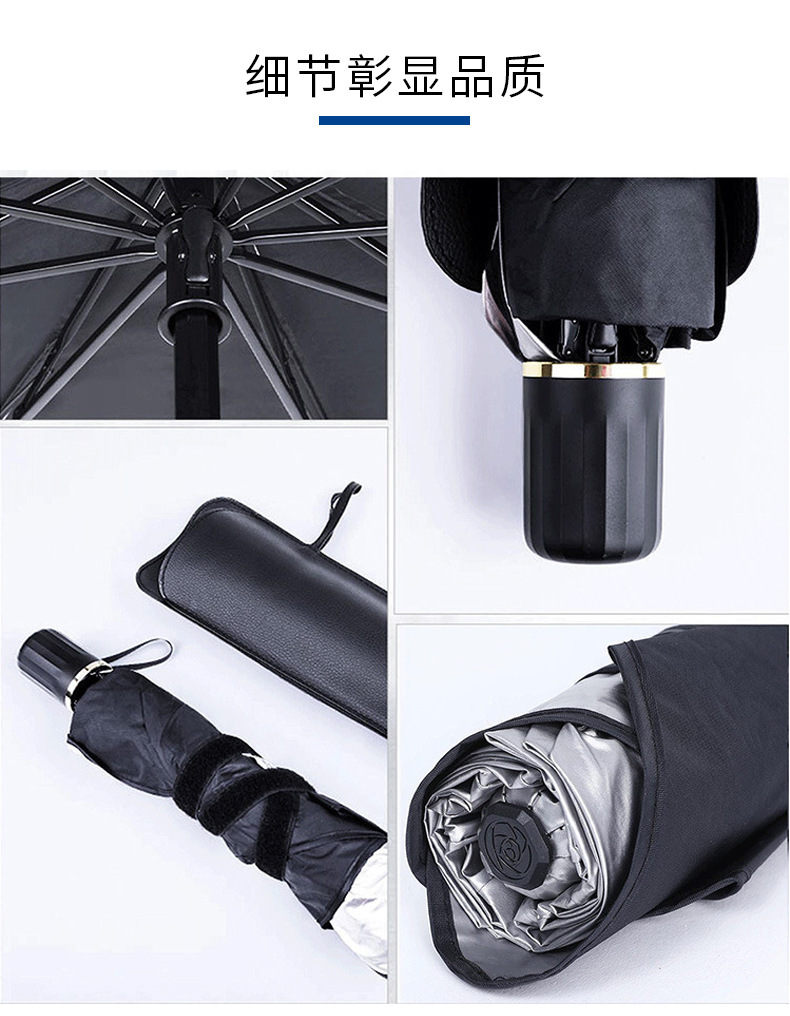 Sun Protection and Heat Insulation Car Umbrella-Style Sunshade, Car Sunshade for Front Windshield, Sun Protection and Uv Protection, Retractable Car Sunshade Umbrella