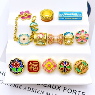 ɳ��18K��̩�{�Ʒ���ɏ������diy���ƴ����������朵���ɢ��