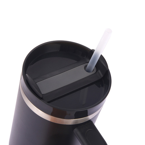 40oz Car Cup Large Capacity Ice-Busting Cup with Convenient Handle 304 Stainless Steel Insulated Cup Creative Gift