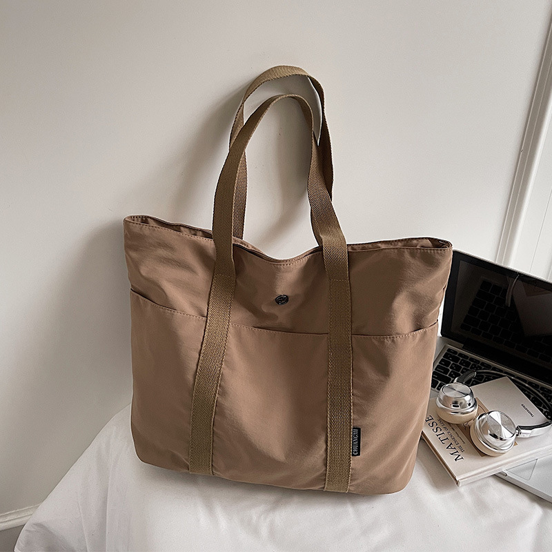 Bolsa de Mano Escolar de Nylon de Gran Capacidad para Uso Diario