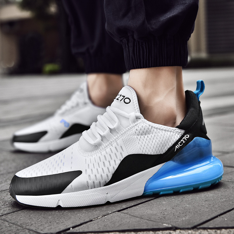 Cross-Border Export Air Max270 Summer Men's Shoes Mesh Breathable Large Size Couple Jacquard Same Style Sports Running Shoes Cross-Border Export Air Max270 Summer Men's Shoes Mesh Breathable Large Size Couple Jacquard Same Style Sports Running Shoes