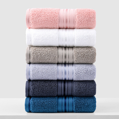 Full Cotton 90*180 Adult Size Absorbent Quick Dry Beach Towel Pure Cotton Large and Thick Bath Towel Cross-border Wholesale