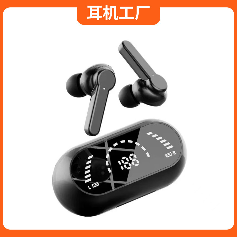 外国貿易ホットセール X65 ワイヤレスインイヤー Bluetooth ヘッドセット TWS ミラーデジタルディスプレイ超長バッテリー寿命 e スポーツ ゲーム ヘッドセット|undefined