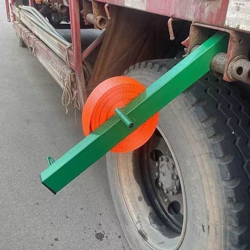Flat Belt Wrapping Machine, Belt Wrapping Device, Driver's Helper, Rope Winding Device, Rope Collecting Device, New Invention, Manual Rope Winding Device, Old-Fashioned Type