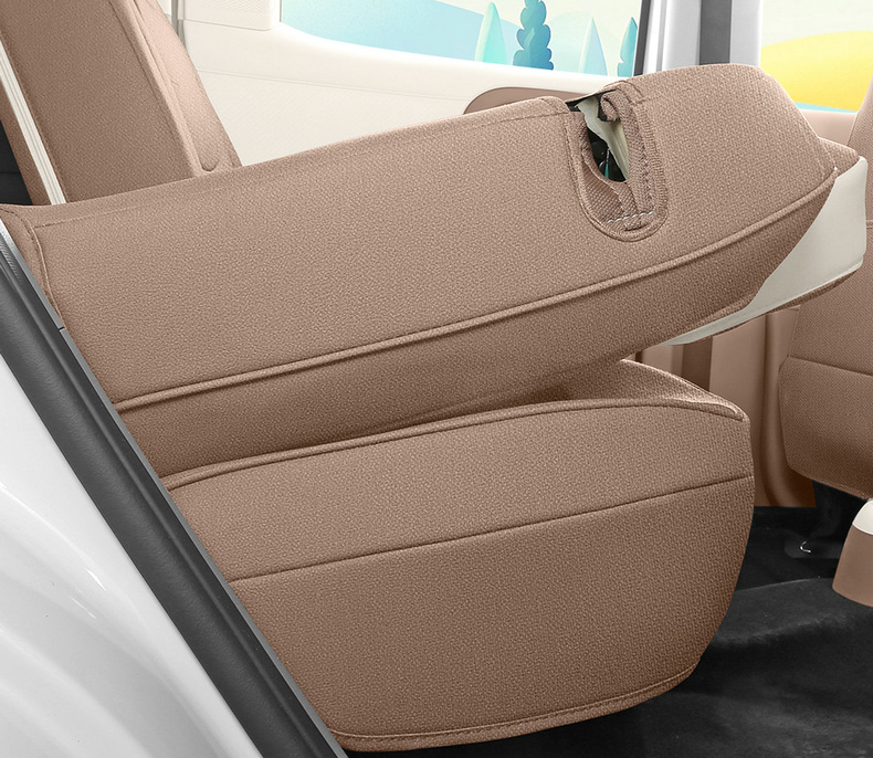 2026 New Model Wuling Bingo Pro Car Seat Cushion Breathable Linen Fabric All-Season Universal Full-Coverage Special Seat Cover