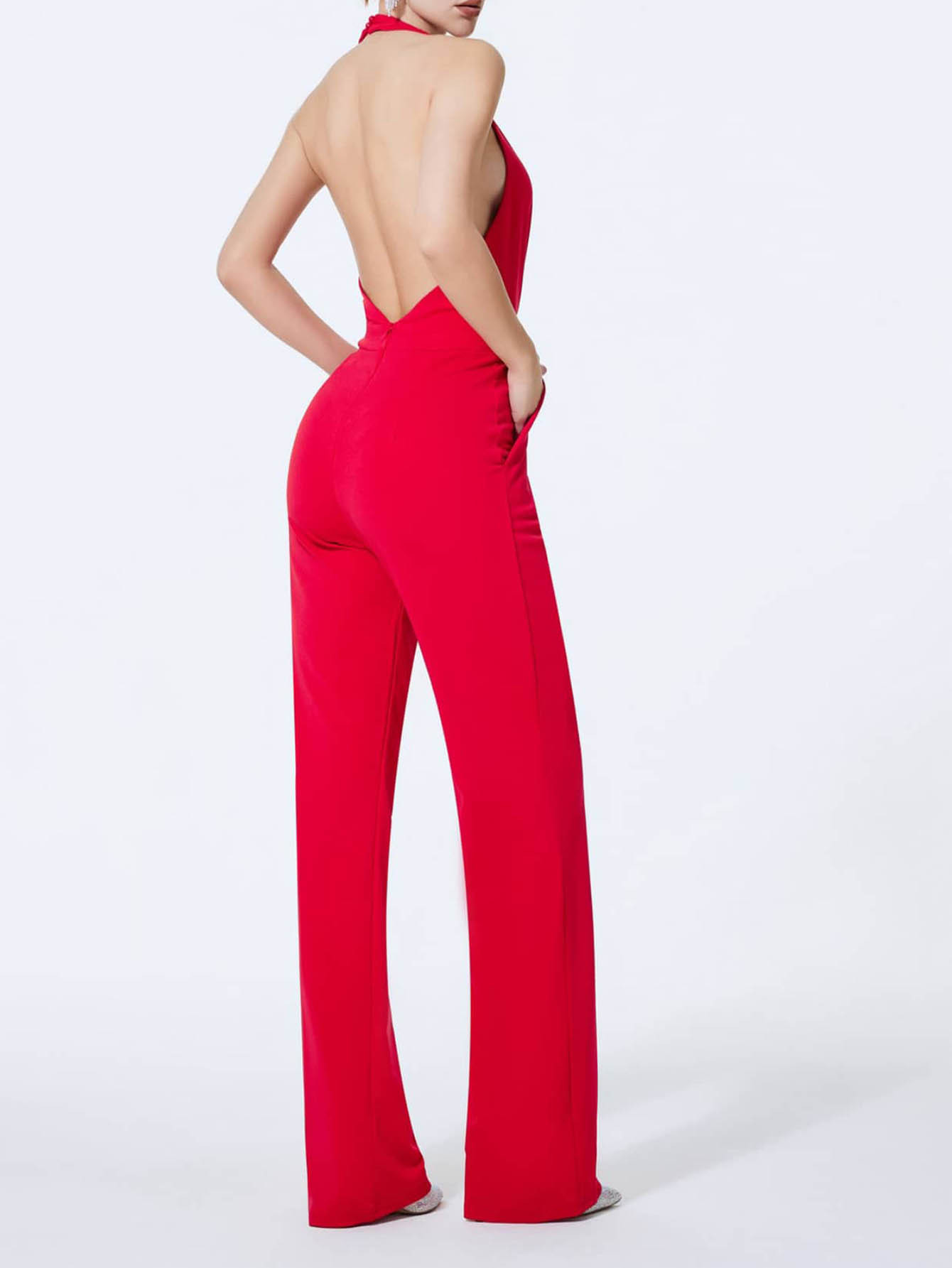 Women's Casual Office Daily Temperament Commuter Commute Style Solid Color Basic Model Full Length display picture 7