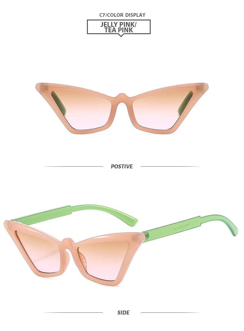 50g Weight Full Frame Glasses Structure Sunglasses Classification UV400 Protection, Resin Lens Material Butterfly Frame Glasses Style Casual, Outdoor, Selfie Occasion Color Block, Solid Color Pattern Unisex Gender Cool Style Style Cool Style Color Block Solid Color UV400 Protection Resin Butterfly Frame Full Frame Women's Sunglasses 9