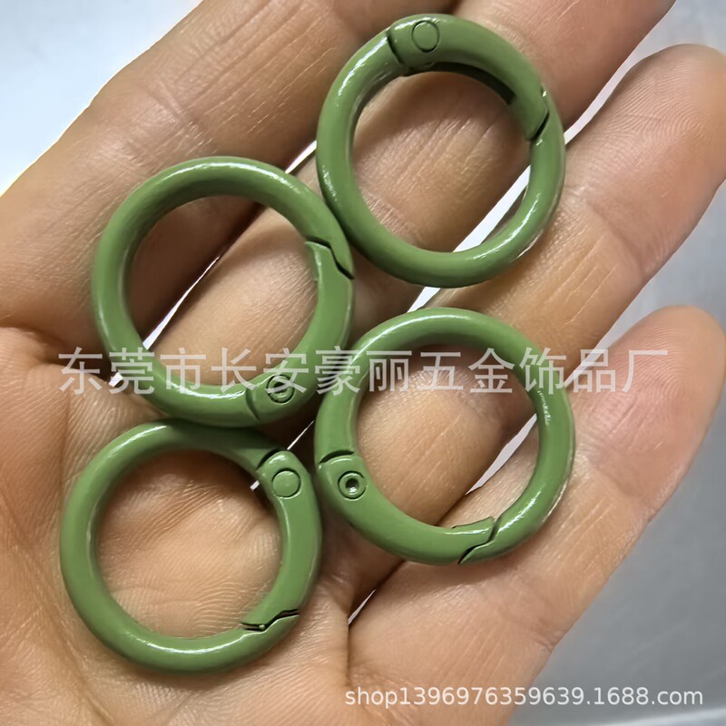 Labubu マカロン 33 ミリメートルスプリングバックル diy ジュエリー内径 25 ミリメートルオープンサークル 1.0inch カラースプリングサークル|undefined