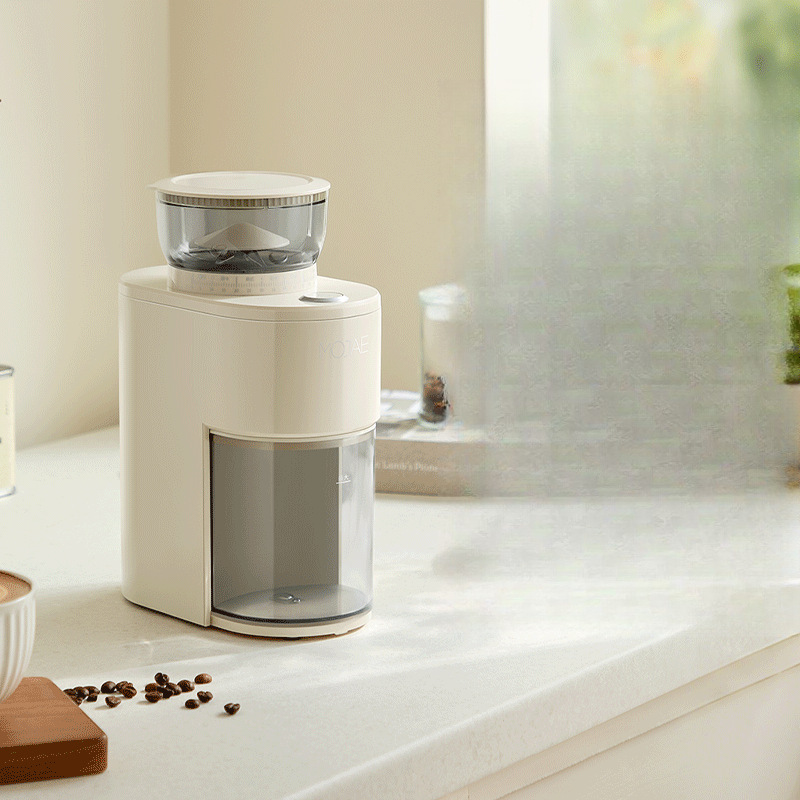 Electric Coffee Bean Grinder Household Grinder Hand-Brewed Italian Grinder Anti-Flying Powder