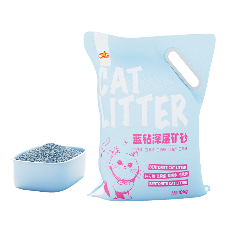 天然ナトリウムベントナイト猫砂 5kg 消臭超固まり猫砂 豆腐砂 低発塵混合猫砂|undefined