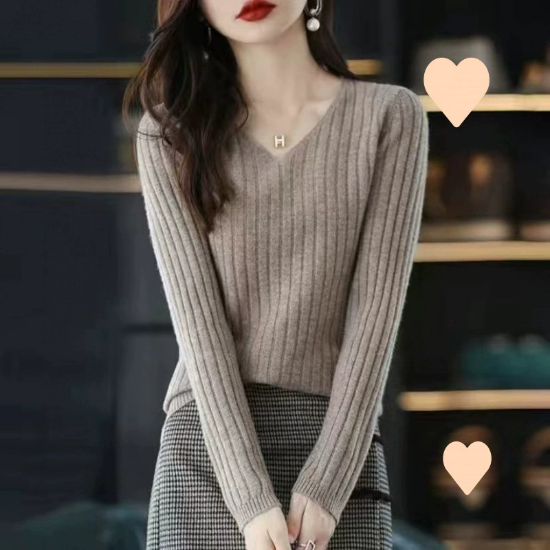 Knitted long-sleeve, sweater, slim fit