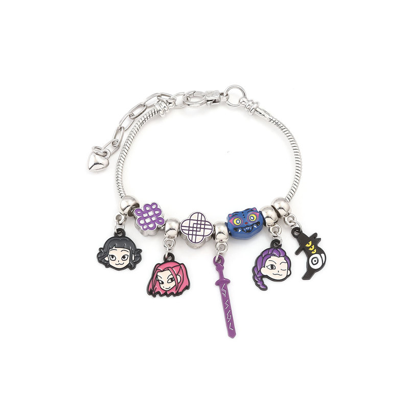 Kpop Demon Hunters Demon Hunter Cartoon Panjia DIY Beaded Bracelet Amazon Hot Selling New Style Kpop Demon Hunters Demon Hunter Cartoon Panjia DIY Beaded Bracelet Amazon Hot Selling New Style
