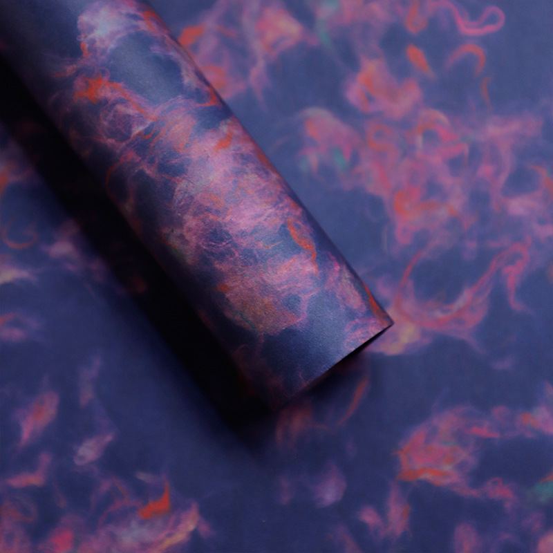 Berenjena púrpura; 52 * 50cm10 hojas / paquete