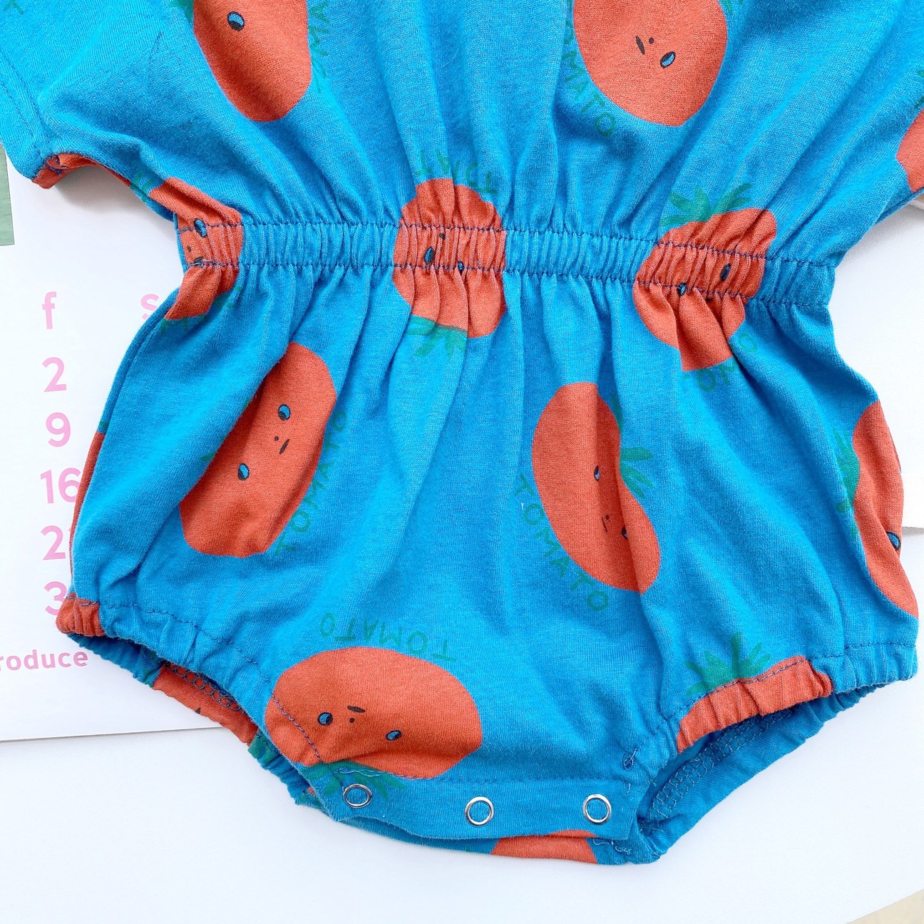 [Nuevo 7527] bebé de verano delgado tomate trepa ropa de bebé de verano ropa de abrigo