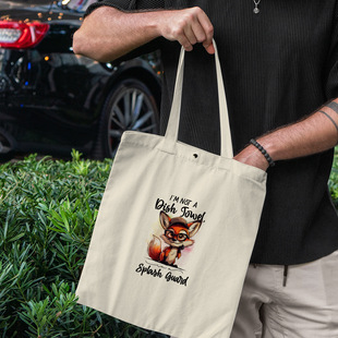Supply Creative Simple Snap Canvas Bag with Printable Logo Canvas Bag Fox Cotton Bag Cross-Border Dropshipping