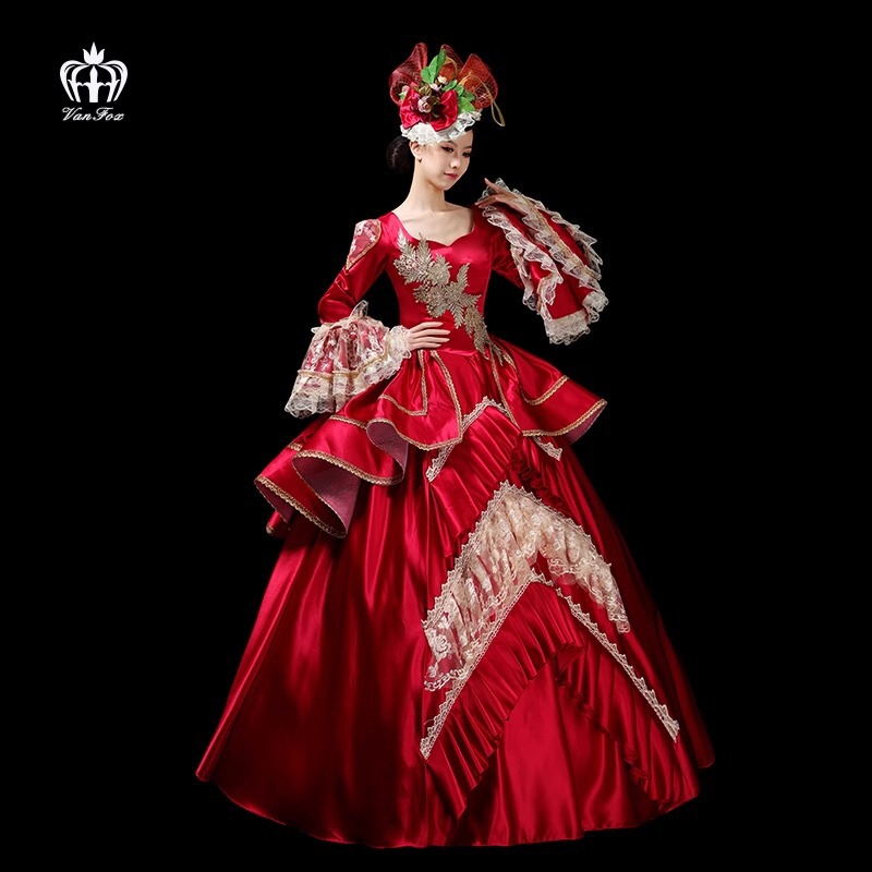 European European style court costume stage costume European style dress group catwalk party Christmas costume photo studio