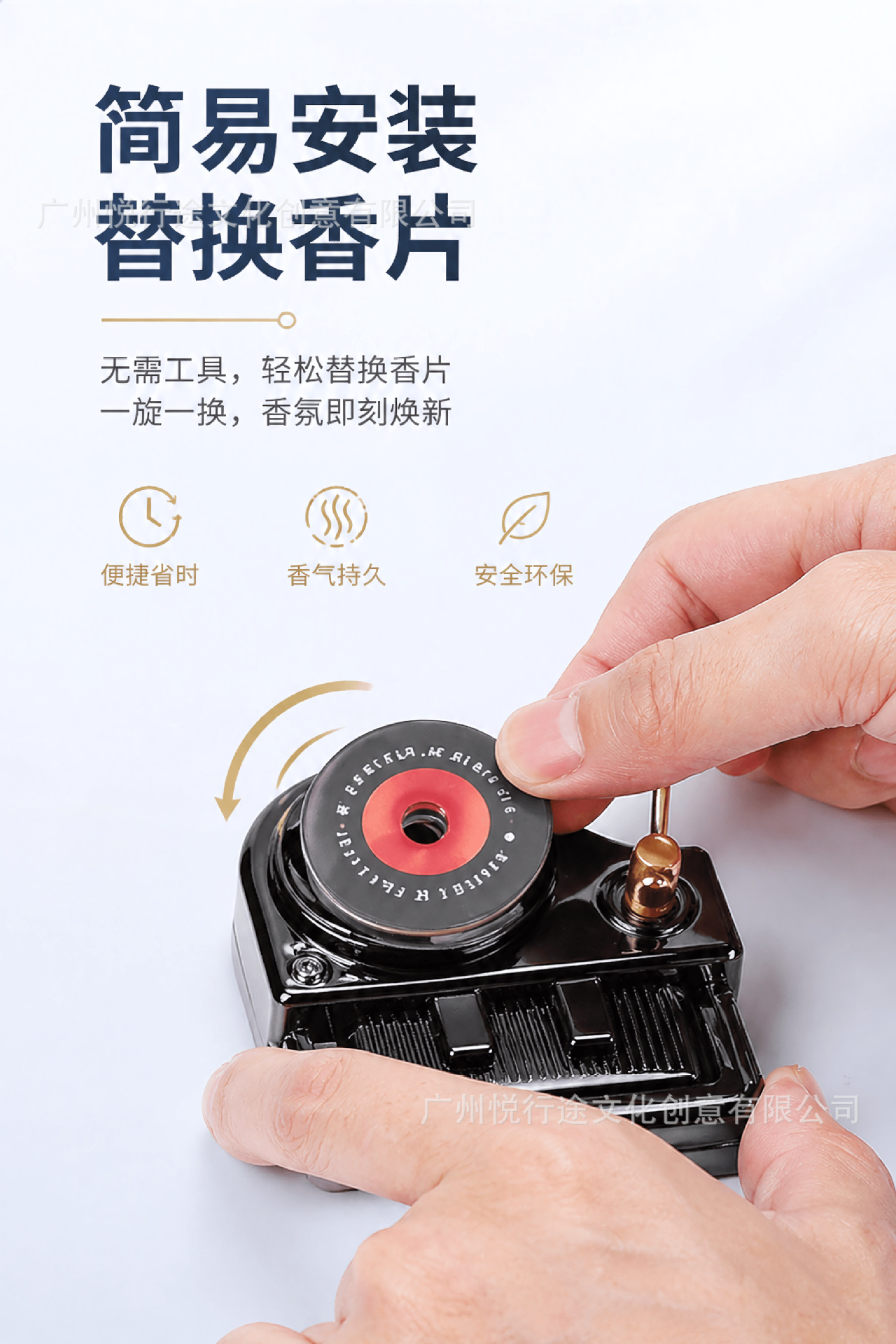 Cross-border best-selling car perfume, piano record player car air freshener, car air conditioning vent air freshener wholesale