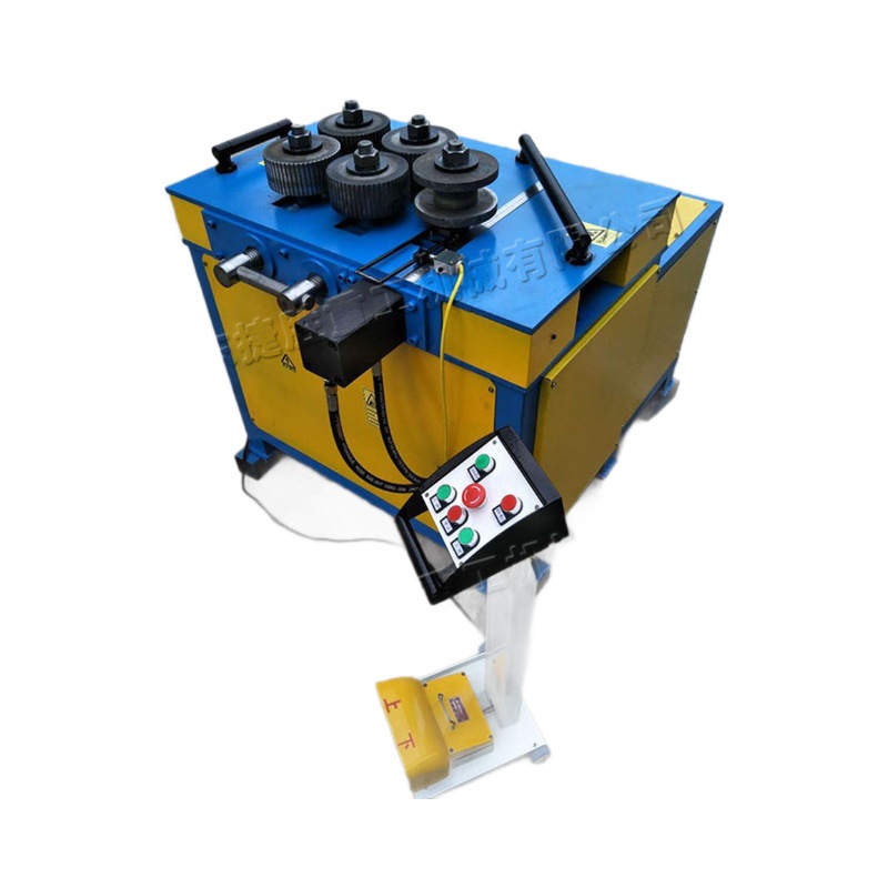 máquina de disco de acero de canal vertical máquina de bobinado de tubo cuadrado máquina de formación de una sola vez pequeño dispositivo de disco de hierro de ángulo de varsión