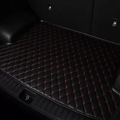 Trunk Mat Lexus Es200 Es300H - flat-edge-style-hangzhou-embroidery-black-and-red-lexus-es-imported