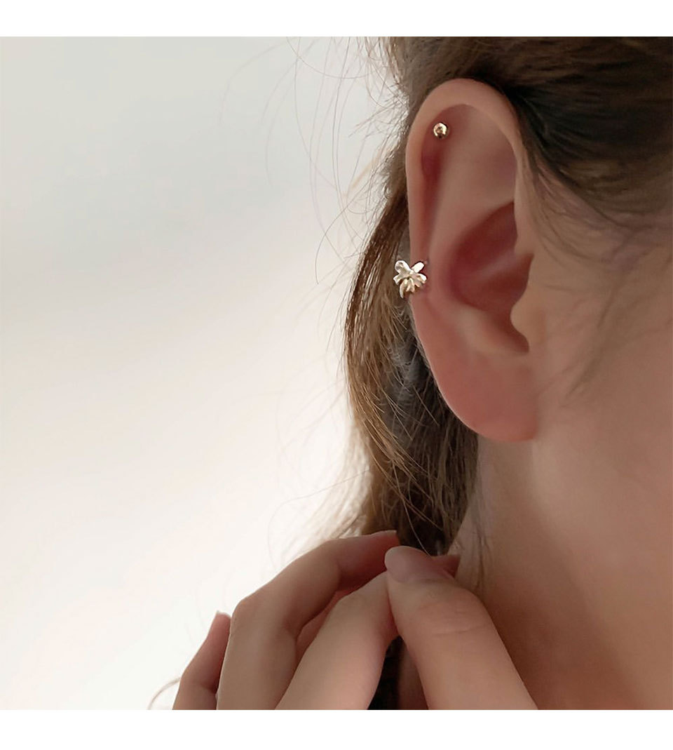 Örhängen studs slips i sterling silver för kvinnor_voghion.com