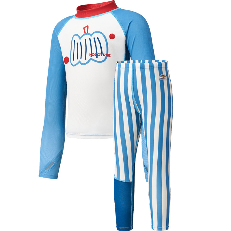 KK Tree 2024 nuevos trajes de baño para niños, niños y niñas, trajes de natación para bebés divididos, una pieza, hilo original, protector solar, antibacteriano