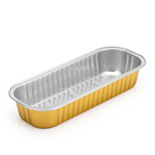 Thickened disposable baked durian aluminum foil box packaging box baked cheesecake cup household high temperature resistant baking tools