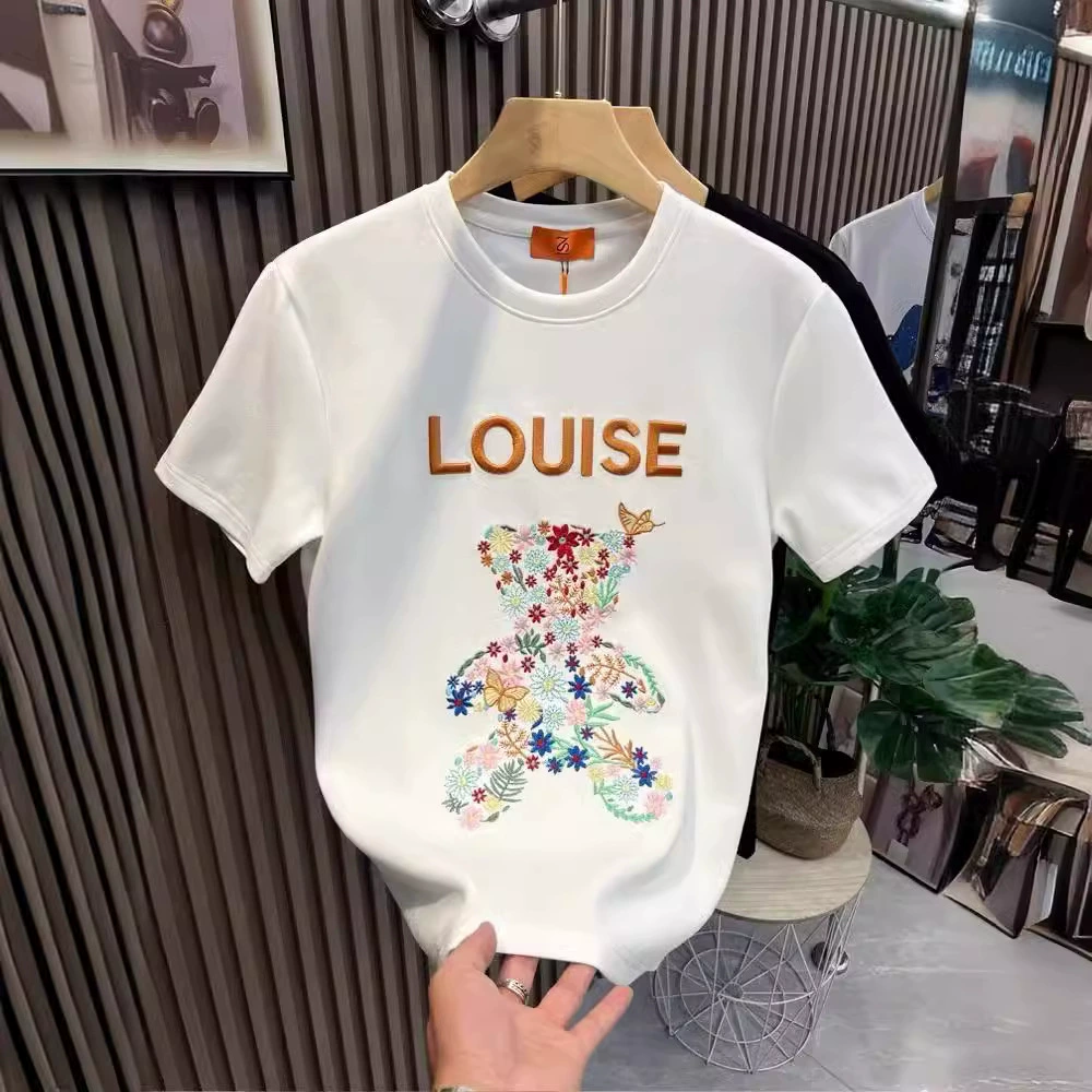 Новая футболка с короткими рукавами мужской летний корейский тренд минималистский с принтом с полурукавом топ свободный повседневный прилив футболка