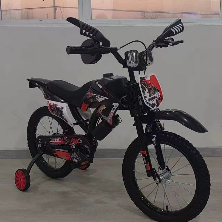 Новый мотоцикл детский велосипед 12-16 дюймов мальчик и девочка в целом автомобиль легко научиться ездить безопасно и стабильно