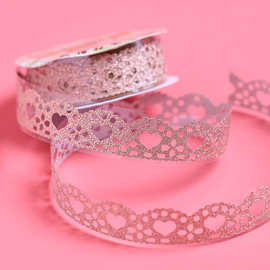 KE3C成长手册装饰材料包彩色镂空蕾丝胶带diy手工粘