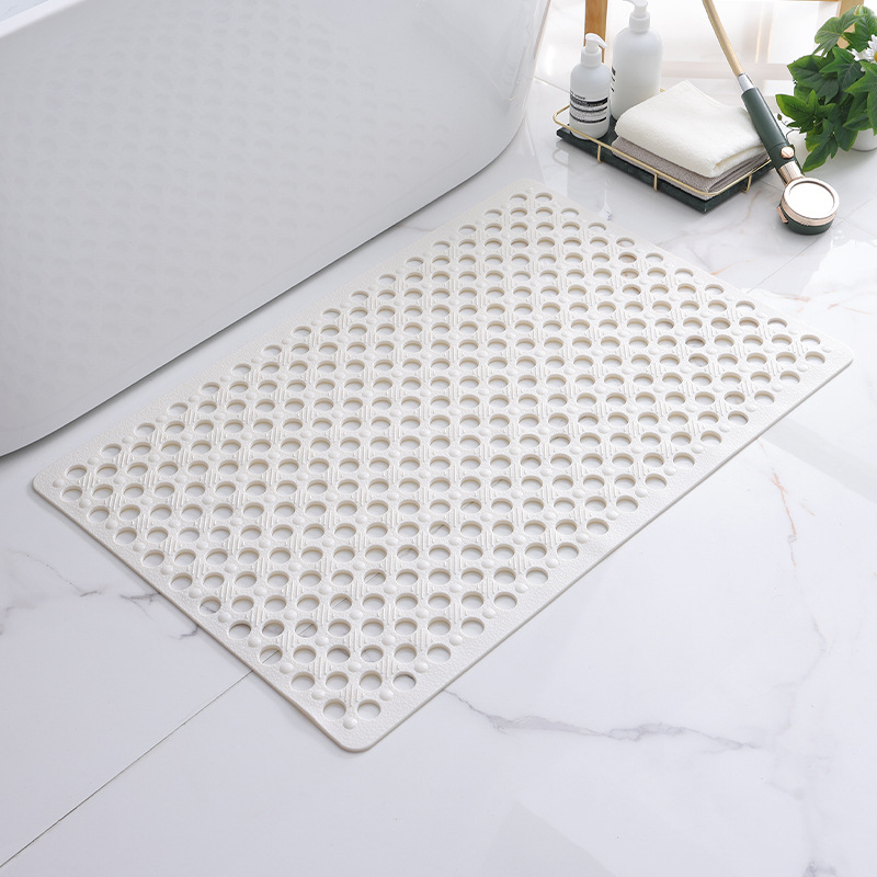 PVC baño antideslizante estera piscina baño impermeable estera del hogar inodoro alfombra del piso del hotel
