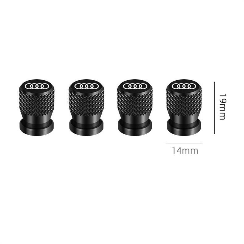 Suitable for Audi A3 A4 A6L A8 Q3 Q5 TT car aluminum alloy valve core cover tire nozzle cap